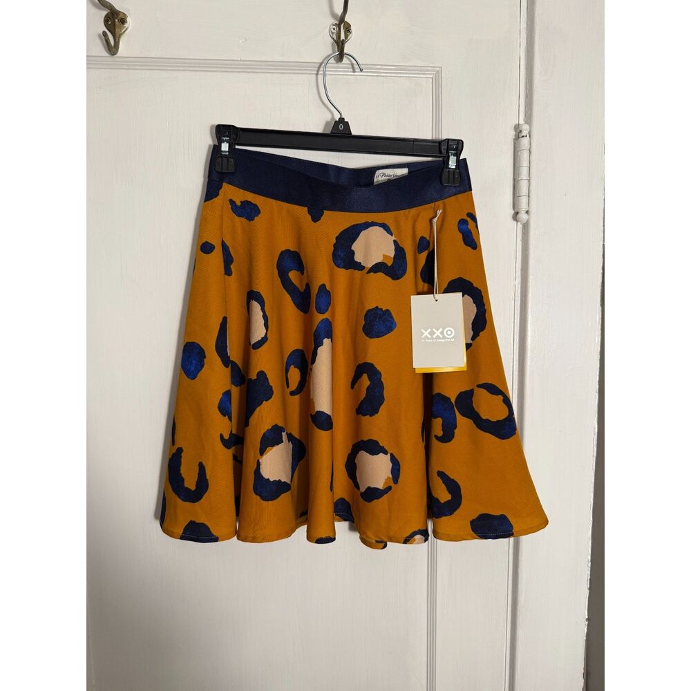 Phillip Lim 3.1 for Target Cheetah Print Orange and Blue Skirt